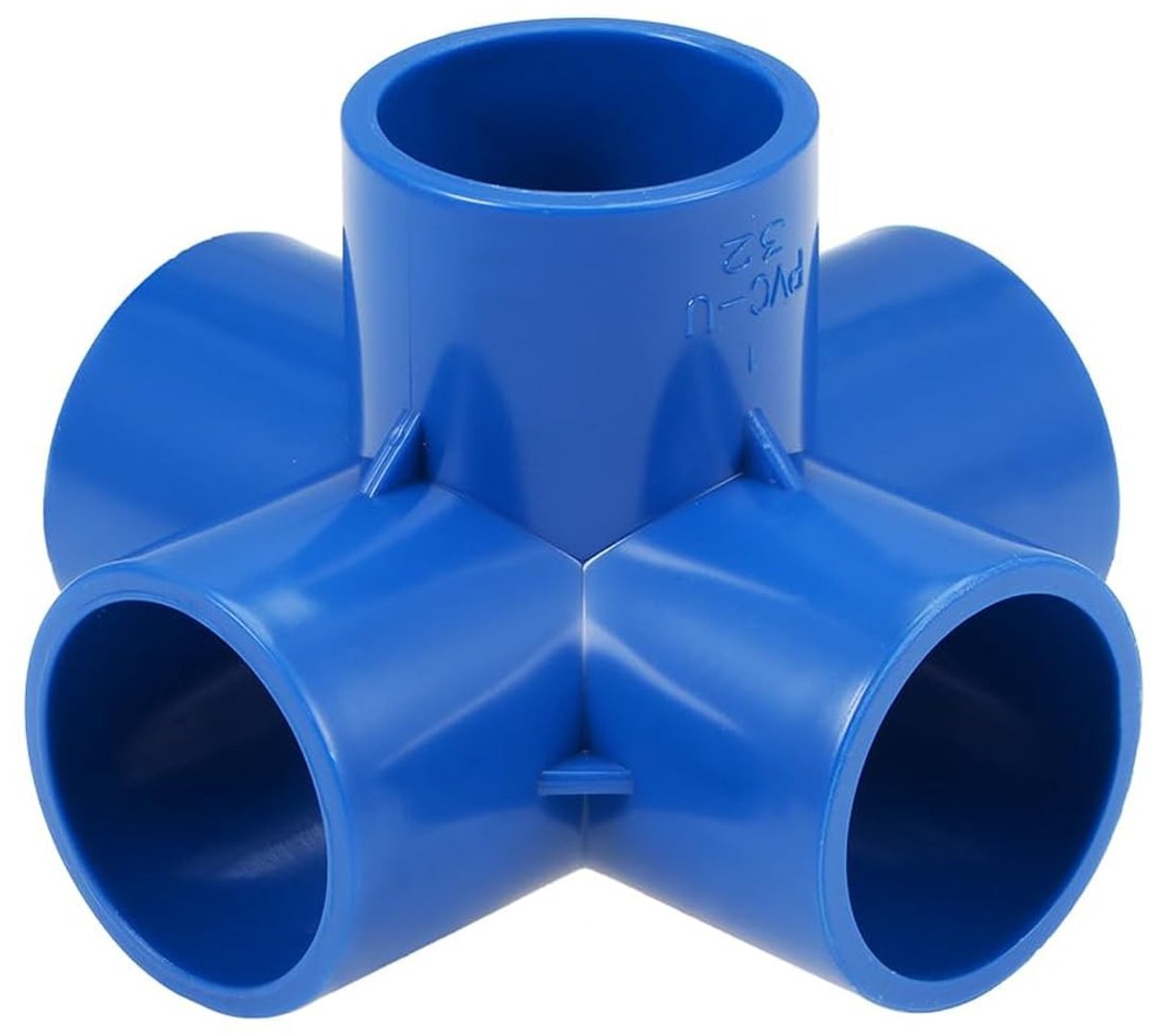 Dailygoods- Pijpfitting 5-weg - PVC - Ellebooghoekconnector - 3D Pijpsplitverbinding - Tuinwaterleidingen - Irrigatiesysteem - Pijpconnector
