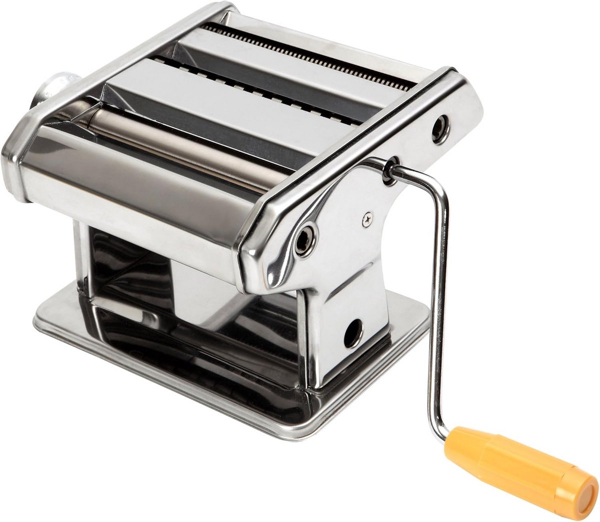 Pastamaker Machine - Verse Pasta - Zelf Pasta Maken - Drie Pastasoorten - 20 x 19 x 14 cm - Zilver