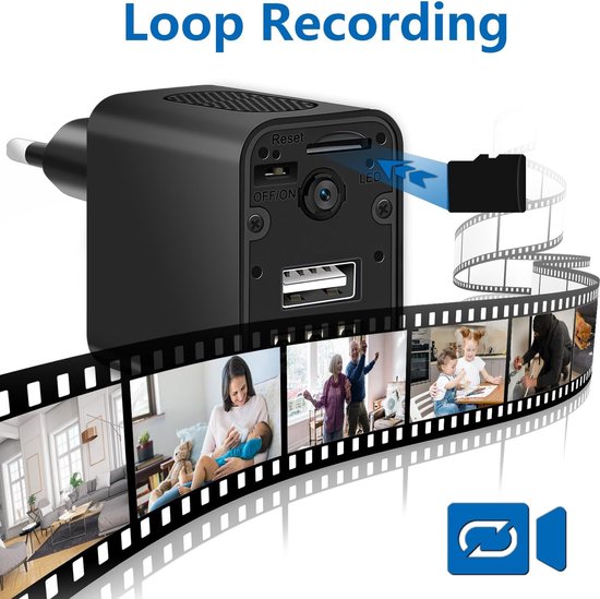 Mini Camera - Verborgen Camera - Toezicht Houden - App Bediening - 1x1x1 cm - Zwart van MINI — afbeelding 5