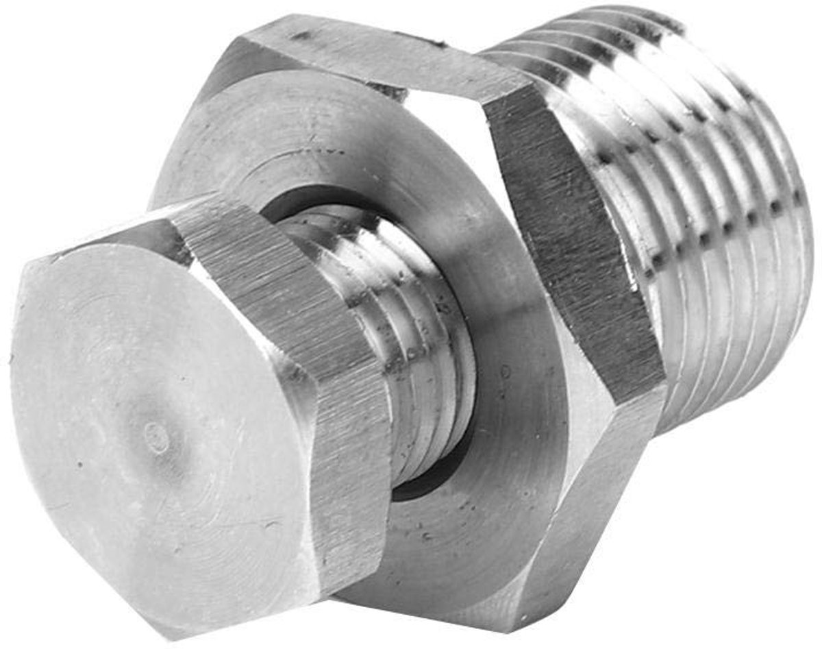 Dailygoods - Zuurstofsensoradapter - O2 Bung Reducer - Roestvrij staal - Geschikt voor Silvia S13 S14 - Hoogwaardig - M18 x 1.50 naar M12 x 1.25
