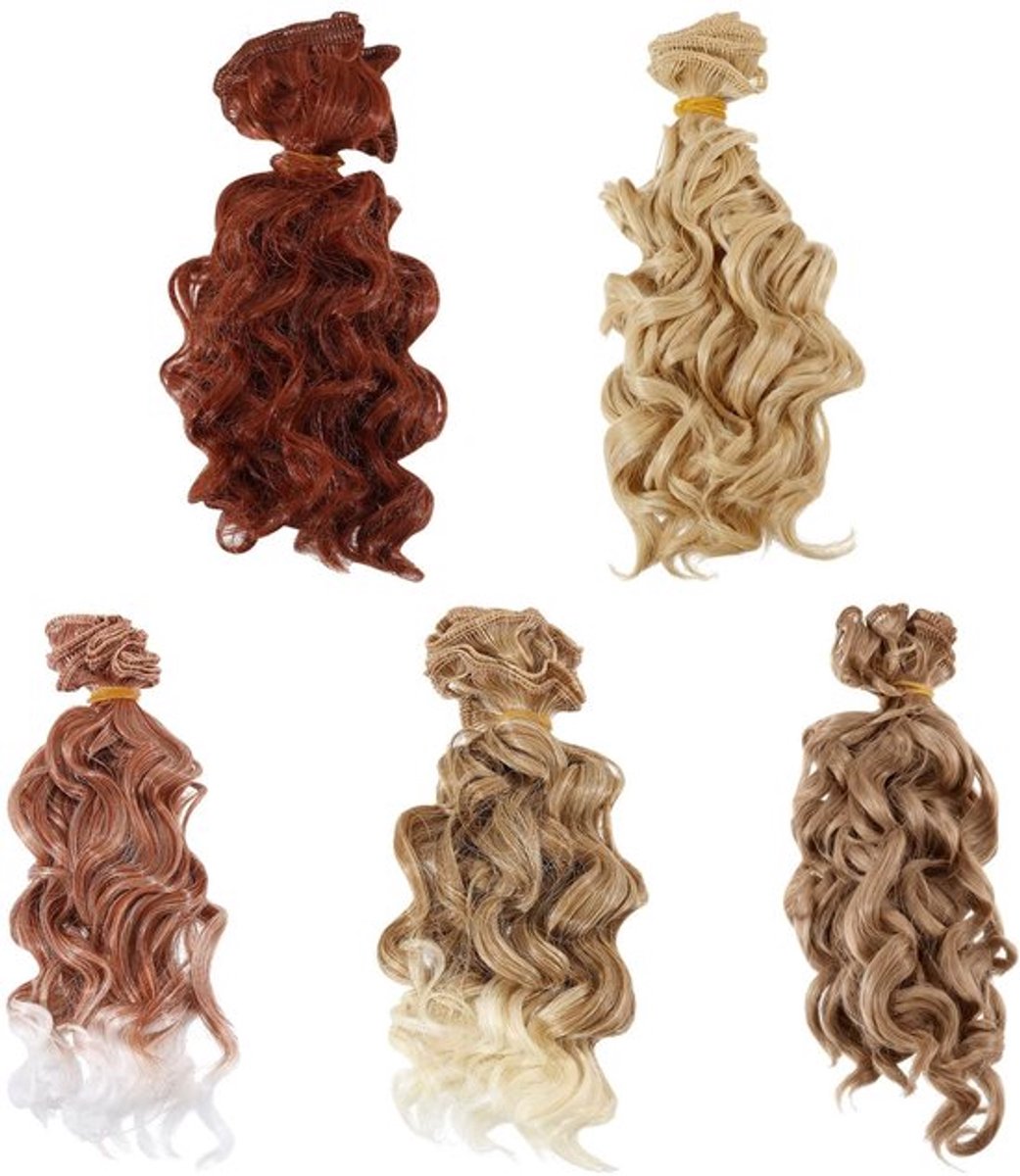 Allecto - Poppen Haar Extensions - Creatieve Accessoires voor Poppen