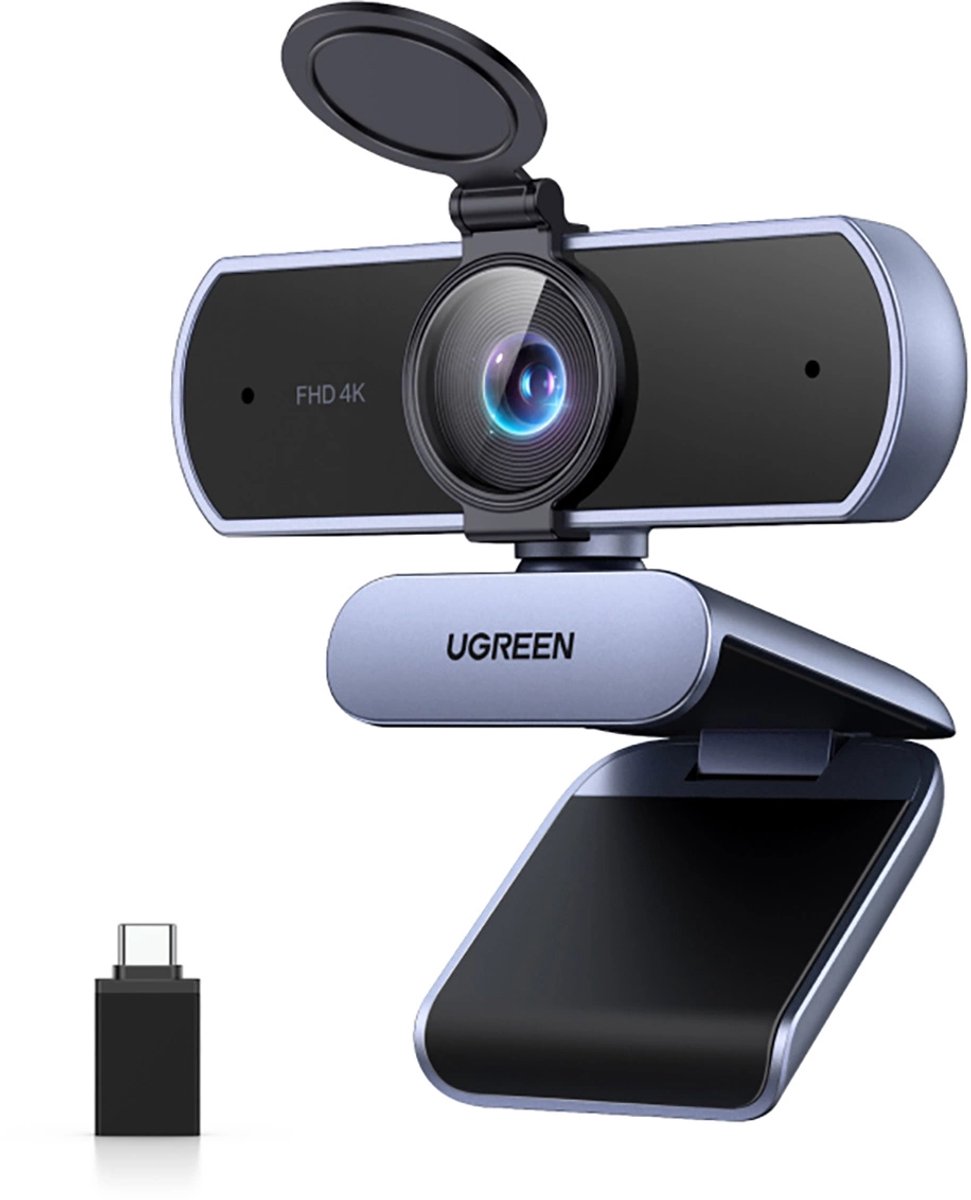 Ugreen 4K Ultra Hd Usb-Camera Voor Pc, Laptop, Zoom En Skype Voor Thuisgebruik