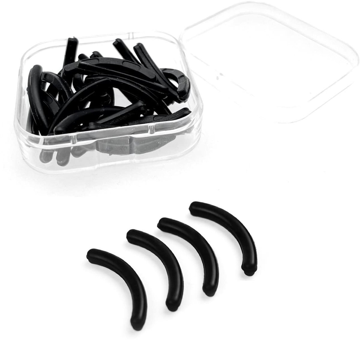 LIVIA HOME- Wimperkruller Universeel - Vervangende Pads - Siliconen Refill - 20 Stuks - Opbergdoos - Goede Elasticiteit - Wimpercurlers