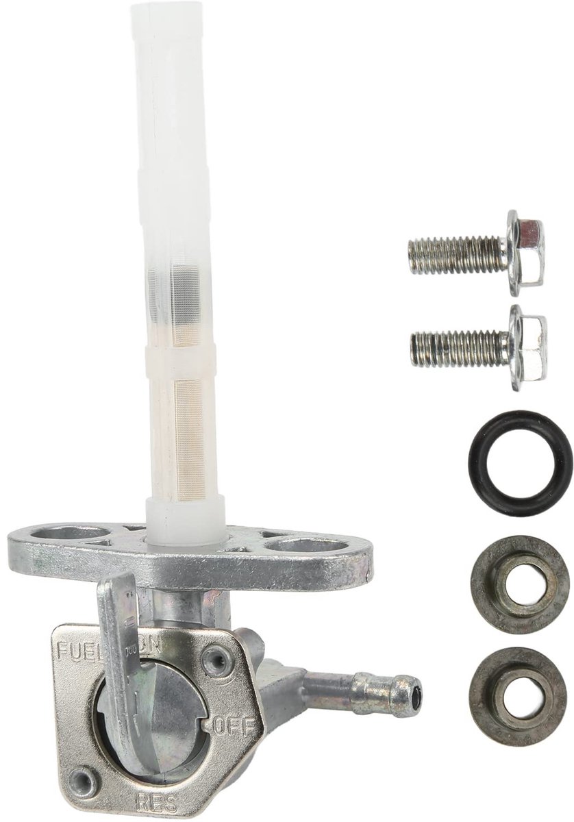 Dailygoods - Brandstoftank Schakelaar - Gastank Klep - Aluminium Vervanging - 3 Poorten - Benzinekraan - Geschikt voor XR modellen
