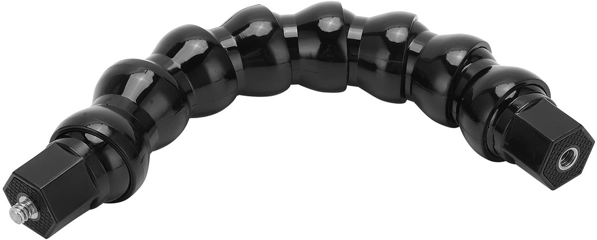 Dailygoods- Klembevestiging Universeel - Flexibele Monopod - Sportcamera Accessoire - 1/4 Inch Schroefgat - Hoogwaardig ABS - Lichtgewicht en Duurzaam - Cameraarm