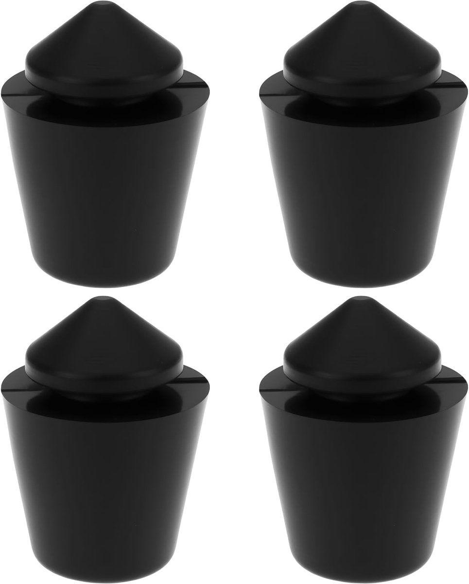 Dailygoods- Deurbumpers 3900684 - 4 Stuks - Compatibel met Chevy Suburban/GMC Truck - Duurzaam EPDM-Rubber - Eenvoudige Installatie - Beschermende Functie - Deurbescherming