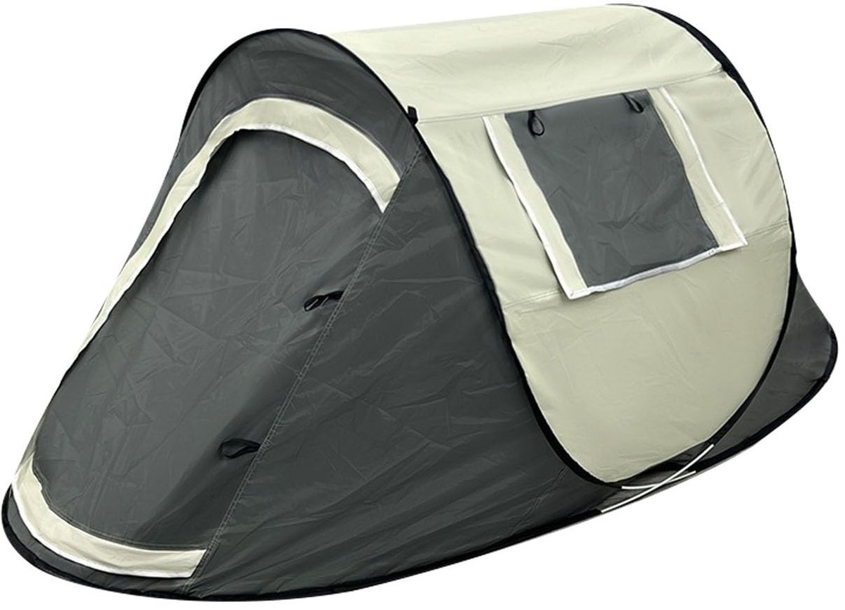 Dailygoods- Pop-up Tent Waterdicht - Campingtent voor 1 Persoon - Outdoor Tent - Twee Deuren - 218 x 105 x 91 cm - Snelle Opbouw - Kampeertent