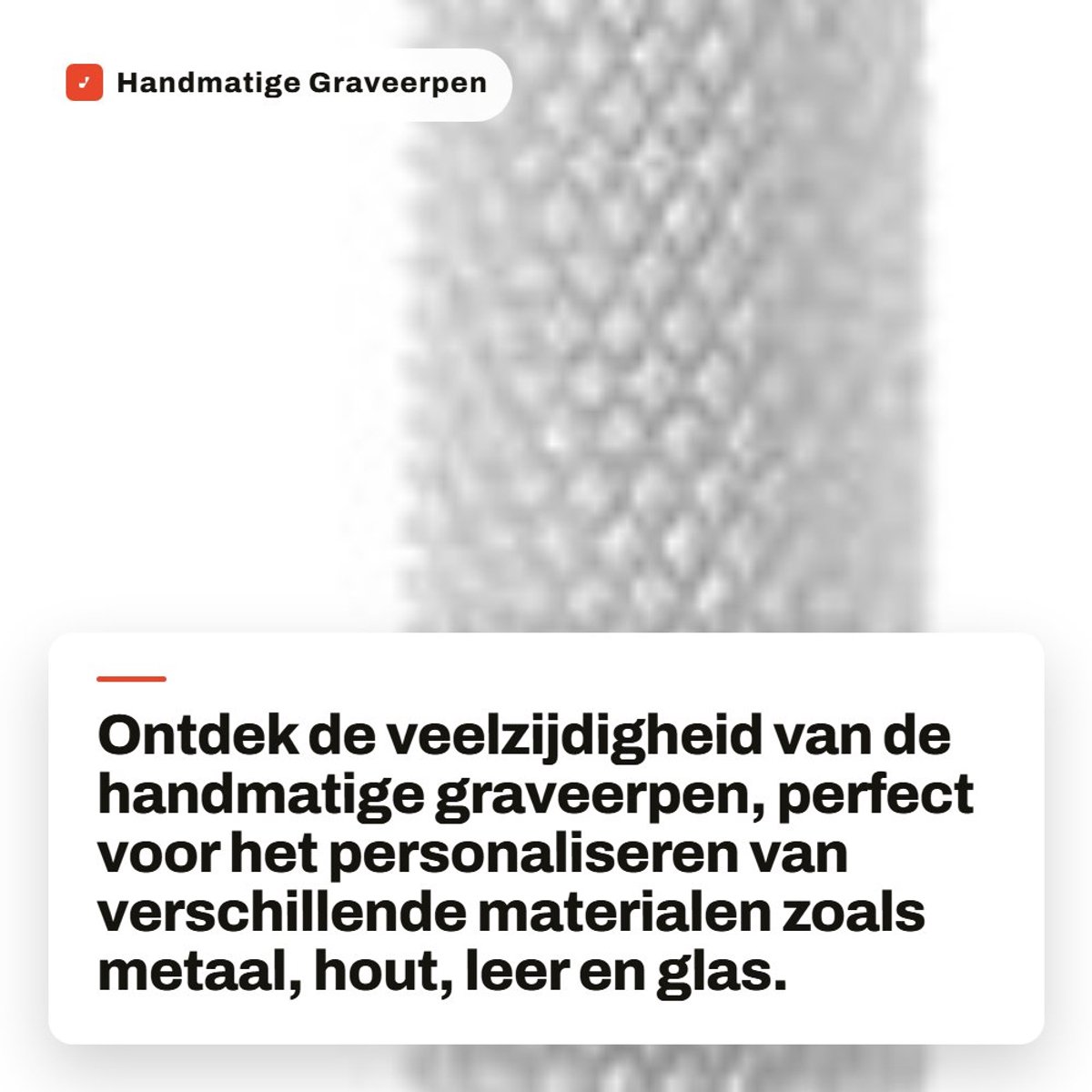 Dailygoods- Graveerpunt Draadloos - Graveerpen Hout/Metaal/Glas - Hoge Hardheid - Precisie DIY - Voor Sieraden/Textiel - Circulaire Punt