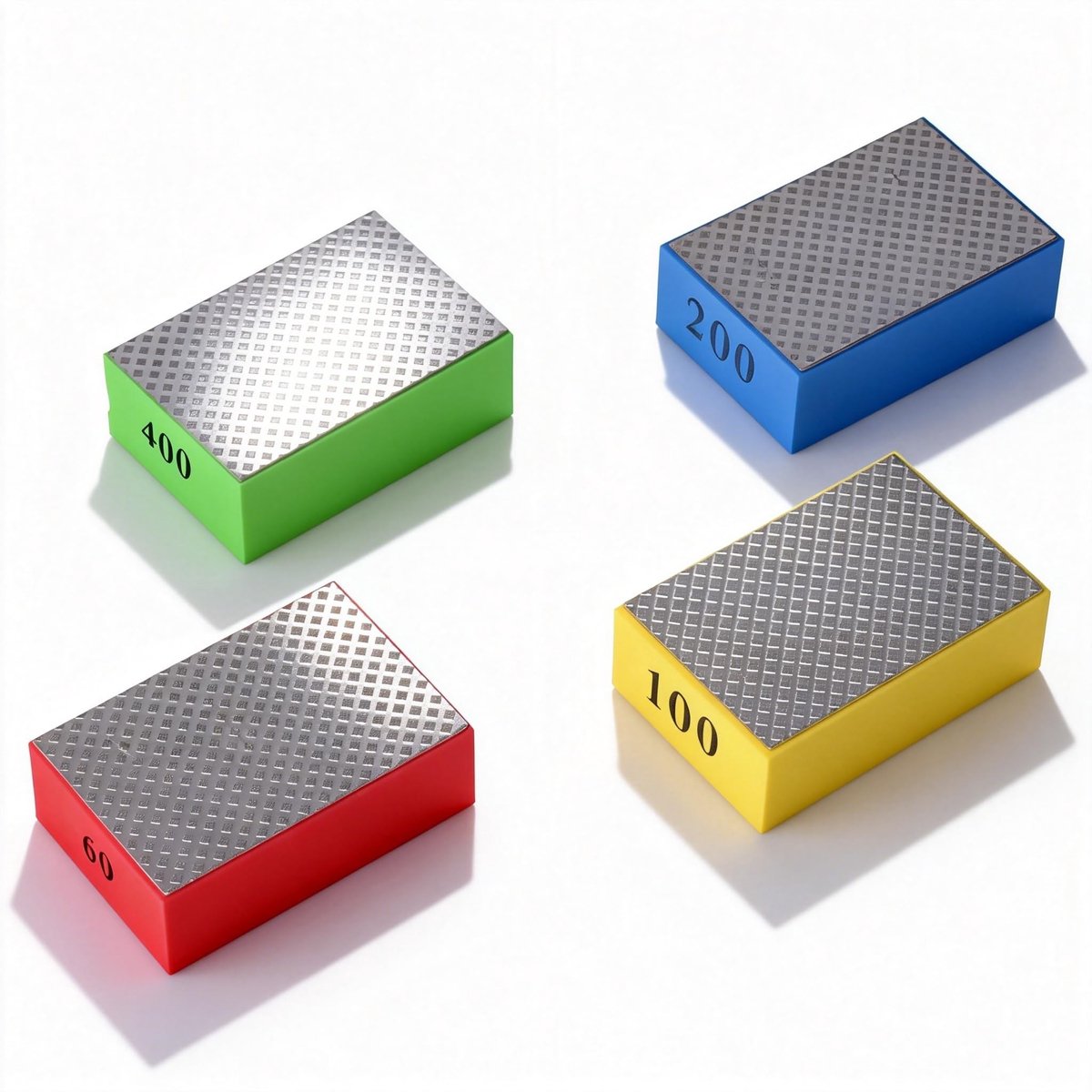 Set van 4 Diamant Handpolijstschijven voor Schuren van Steen