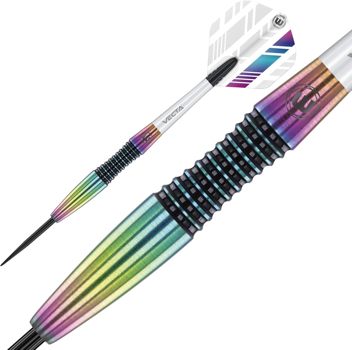 Tungsten Steeltip Darts - Dartpijlen Set - Precisie Werpen - 90% Wolfram Legering - 22 gram - Rainbow