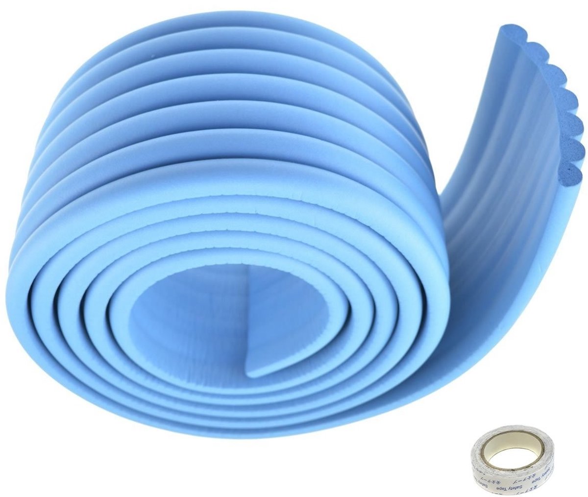 Dailygoods- Zekeringbuffer 5 meter - Veiligheidsbuffer - Stootbescherming - Veiligheidsspons - Zacht rubber - Antibotsingsbumper