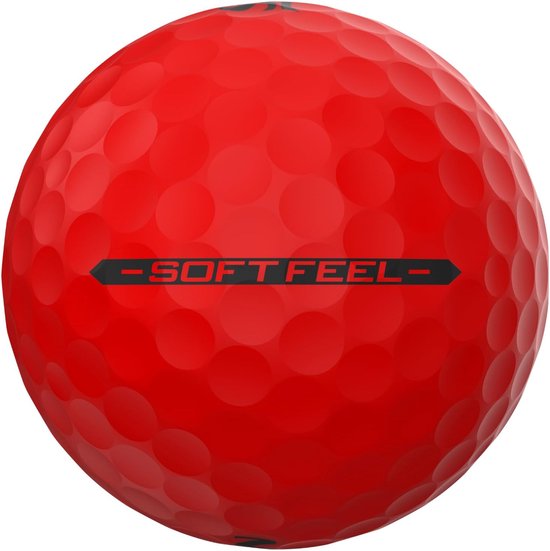 Golfballen Set - Zachte Ballen - Afstandsspel Verbeteren - Hoge Zichtbaarheid Kleuren - Standaard Grootte - Rood — afbeelding 2