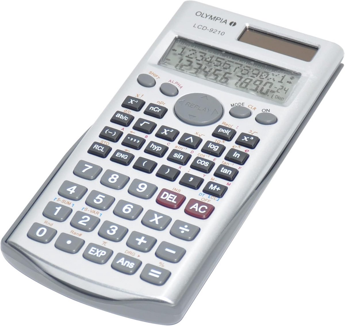 Wetenschappelijke Rekenmachine - Cijferhulp - Complexe Berekeningen - LCD Display - 162 cm - Zilver