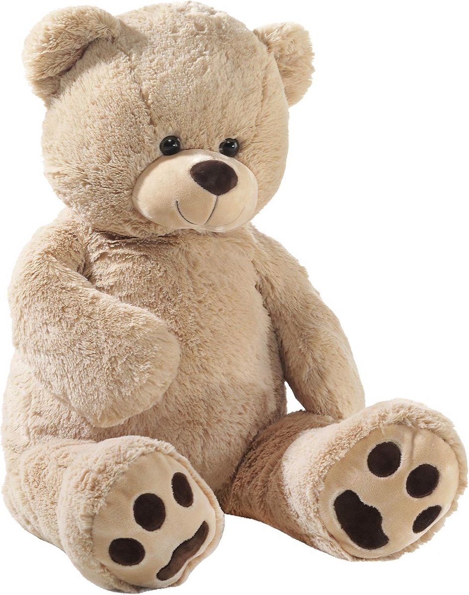 Zachte Beer - Knuffelbeer Speelgoed - Kinderen Amuseren - Grote Knuffel - 100 cm - Beige