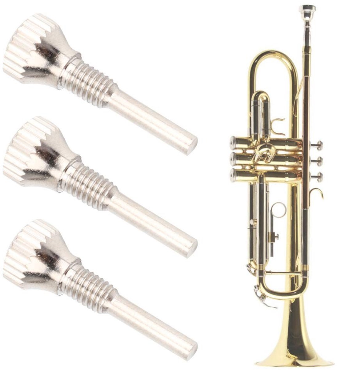 Dailygoods- Schuifschroeven 3 Pakketten - Vervangende Schroeven - Reparatieaccessoires - Koperblaasinstrumenten - Hoogwaardig Messing - Lange Levensduur - Trompetonderdelen