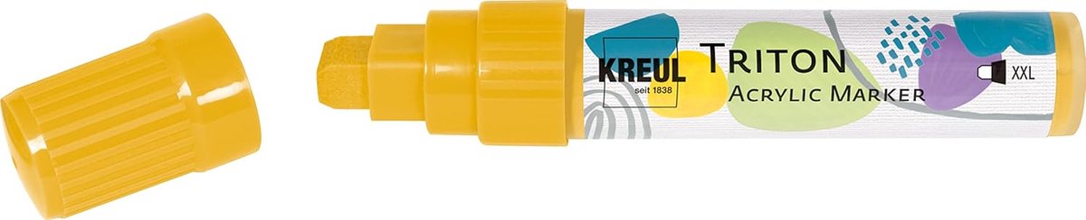Glas Porselein Stift - Keramiek Marker - Decoreren Vazen - XXL Wigpunt - 15 mm - Frans Groen