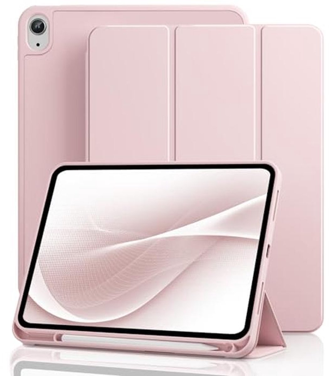 iPad Hoes - Beschermhoes Tablet - Dagelijks Gebruik - Met Penhouder - 11 inch - Roze