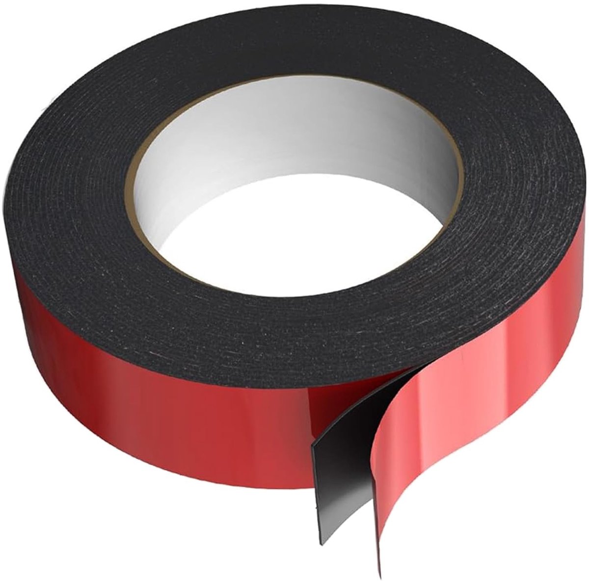 Dailygoods- Montageband Dubbelzijdig - Waterdichte Plakband - Schuim Plakband - Sterke Kleefkracht - 2 cm x 10 m - Rood