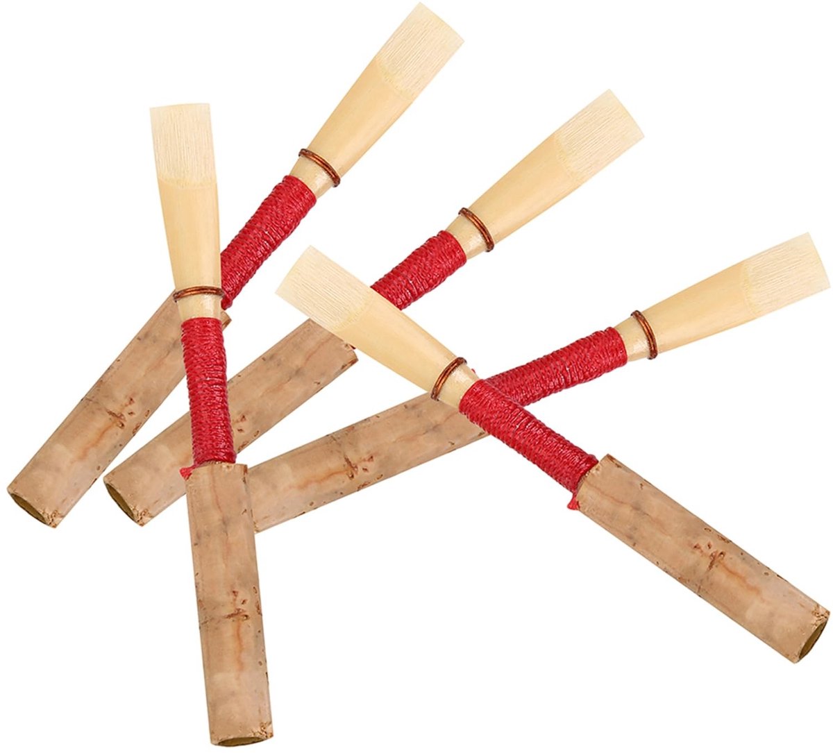 Dailygoods- Riet 5 Stuks - Middelmatige Sterkte - Instrumentaccessoires - Hobo's - Geschikt voor Beginners - Hoogwaardige Kwaliteit