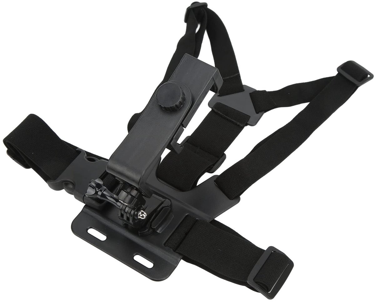 Dailygoods - Verstelbare Borstband voor Telefoon en Actiecamera