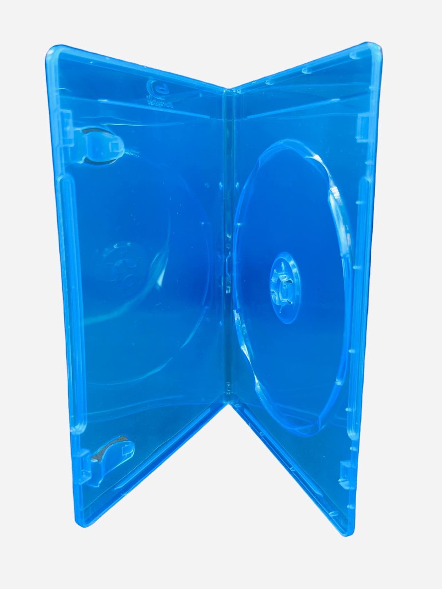 Dailygoods- Blu-Ray Cases 10 Stuks - 6mm Slim - Polypropyleen - Transparante Hoes - Boeklet Tabs - Hoge Kwaliteit - Dvd Hoes