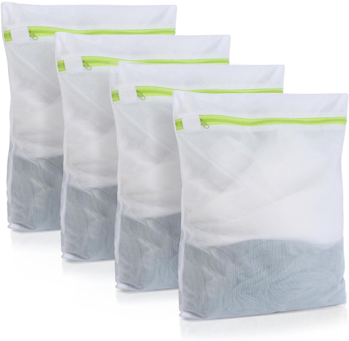 Dailygoods- Linnentas Set van 3 - Waszakken voor Wasgoed - Waszak Klein - Wastas Multifunctioneel - Wasnet voor Kleding - Hoogwaardig Mesh