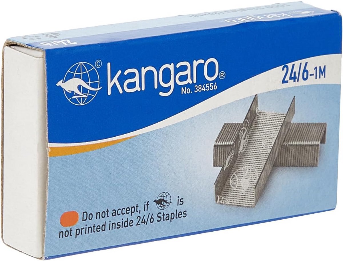 Nietjes Set - Kantoor nietjes - Documenten bundelen - Hoge sterkte staal - 1000 stuks - Meerkleurig