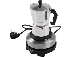 Koffiezetapparaat - Espressomaker Moka - Aromatische Koffie - Instelbare Temperatuur - 150 ml - Wit