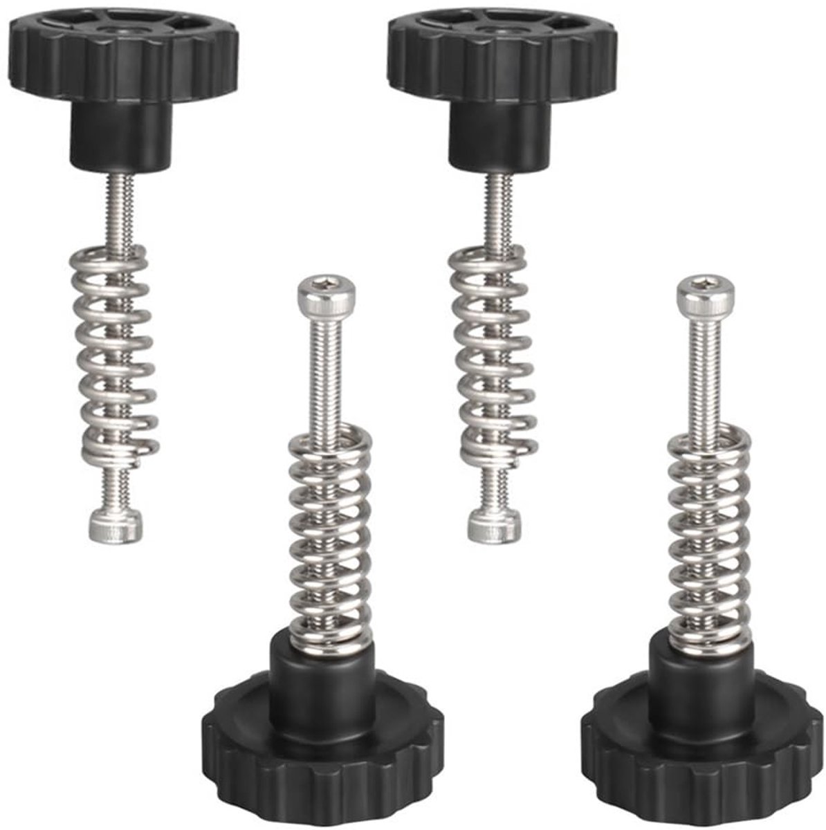Dailygoods- Nivelleringsmoeren 4PCS - Handgedraaid Ontwerp - 22mm Diameter - 3D Printer Warmbed Nivelleringsset - Stevig en Duurzaam - Voor Efficiënte 3D-Printreis - 3D Printer Onderdelen