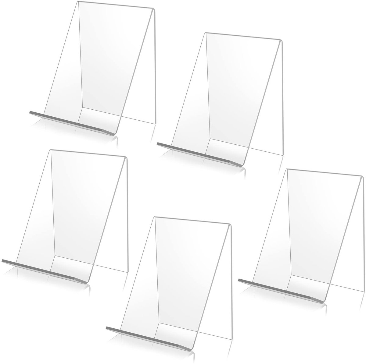 Dailygoods- Boekenstandaard Hoogwaardig Acryl - Display Standaard - Boekenhouder - Multifunctioneel Gebruik - Stabiliteit - Transparant Ontwerp - Displaystandaard