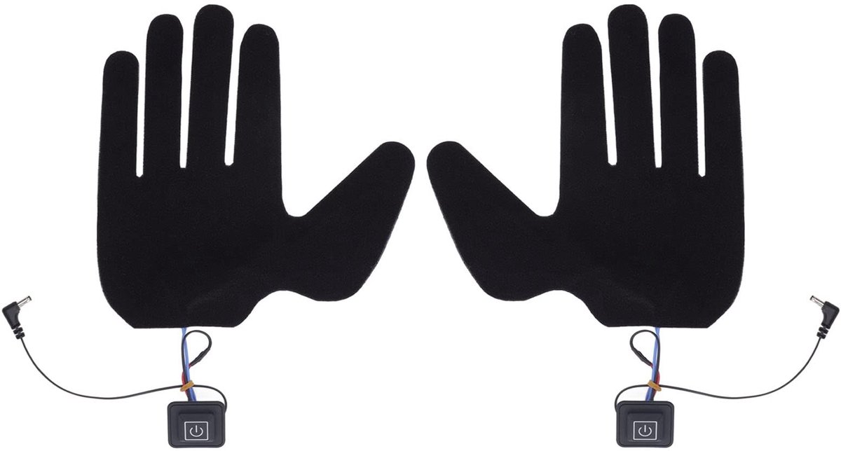 Dailygoods - Elektrische Verwarmingspads - Draagbare Handschoenen - Comfortabel en Warm - 2 Stuks - Verstelbare Versnellingen - Ideaal voor Buiten