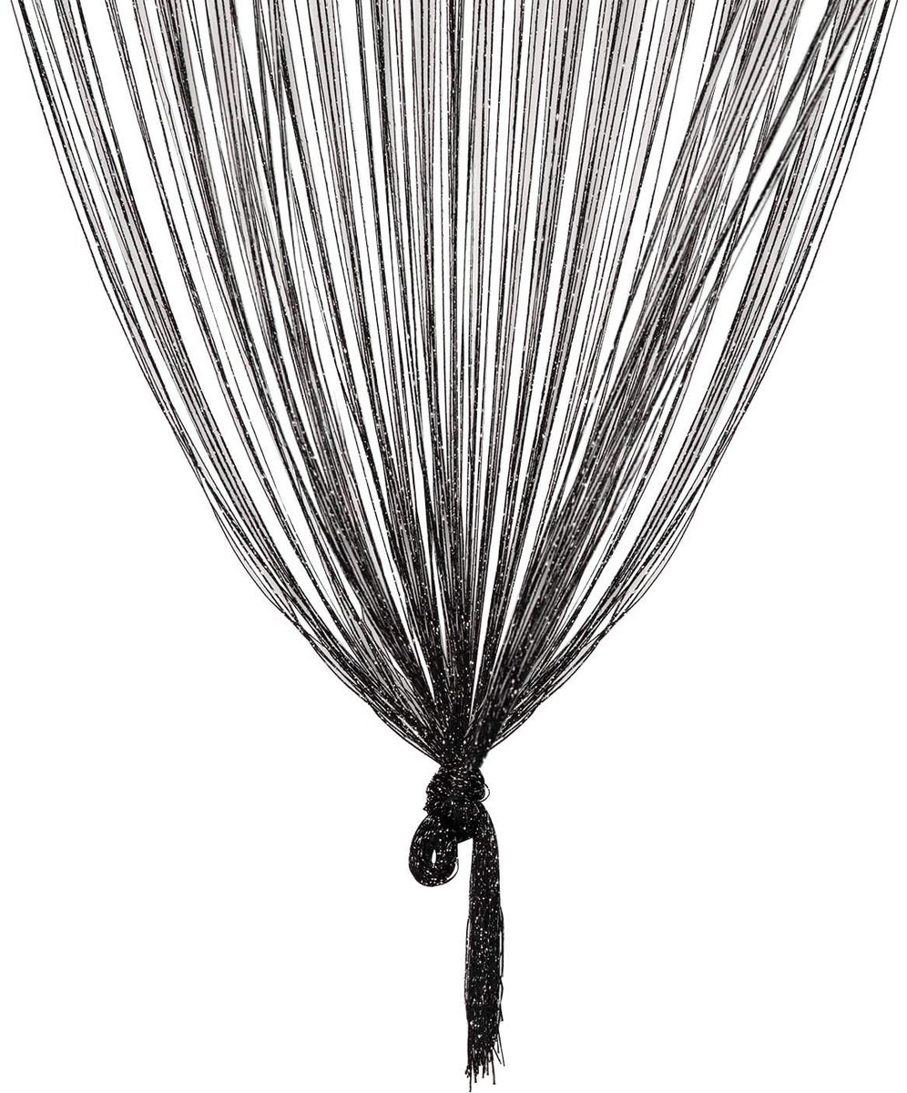 Dailygoods- Draadgordijn Lichtgewicht - Deurgordijn/Venstergordijn - Totale Afmeting 90x200 cm - Aanpasbaar - Privacy Oplossing - Eenvoudig te Monteren - Gordijn