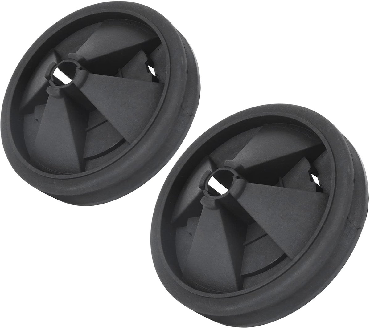 Dailygoods- Afvalverwijderaar Antispat - Siliconen Deksel - 2 Stuks - 87 Mm Diameter - Geschikt voor Driepuntsgesp - Gloednieuw - Afvaldeksel