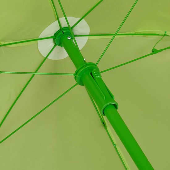 Verte Kinder Picknicktafel - Kindertuinmeubelset met Parasol - Lieveheersbeestje - 2 Klapstoelen en Een Tafel - Kamperen - Kindertuinmeubelset - Groen van verte — afbeelding 4