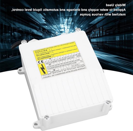 Controlebox voor Dompelpomp 370W met Externe Schakelaar en Thermische Beveiliging - Ideaal voor Waterpompen en Irrigatiesystemen (EU Plug 220V) van Merkloos — afbeelding 3
