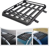Dakdrager 127*97cm Tot 68kg Aluminium Bagagemand Lichtgewicht Zwart Mand Voor Auto Bagagerek