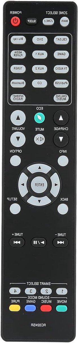 Universele Afstandsbediening voor Marantz SR6009 SR6010 SR6011 - Vervangende Afstandsbediening voor LED en LCD TV's met Volledige Functionaliteit
