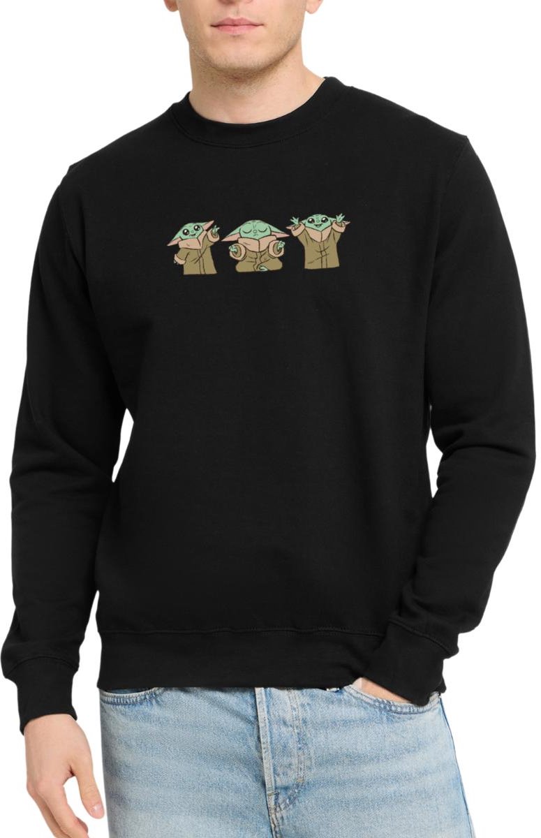 Star Wars Mandalorian Baby Yoda Sweater Heren