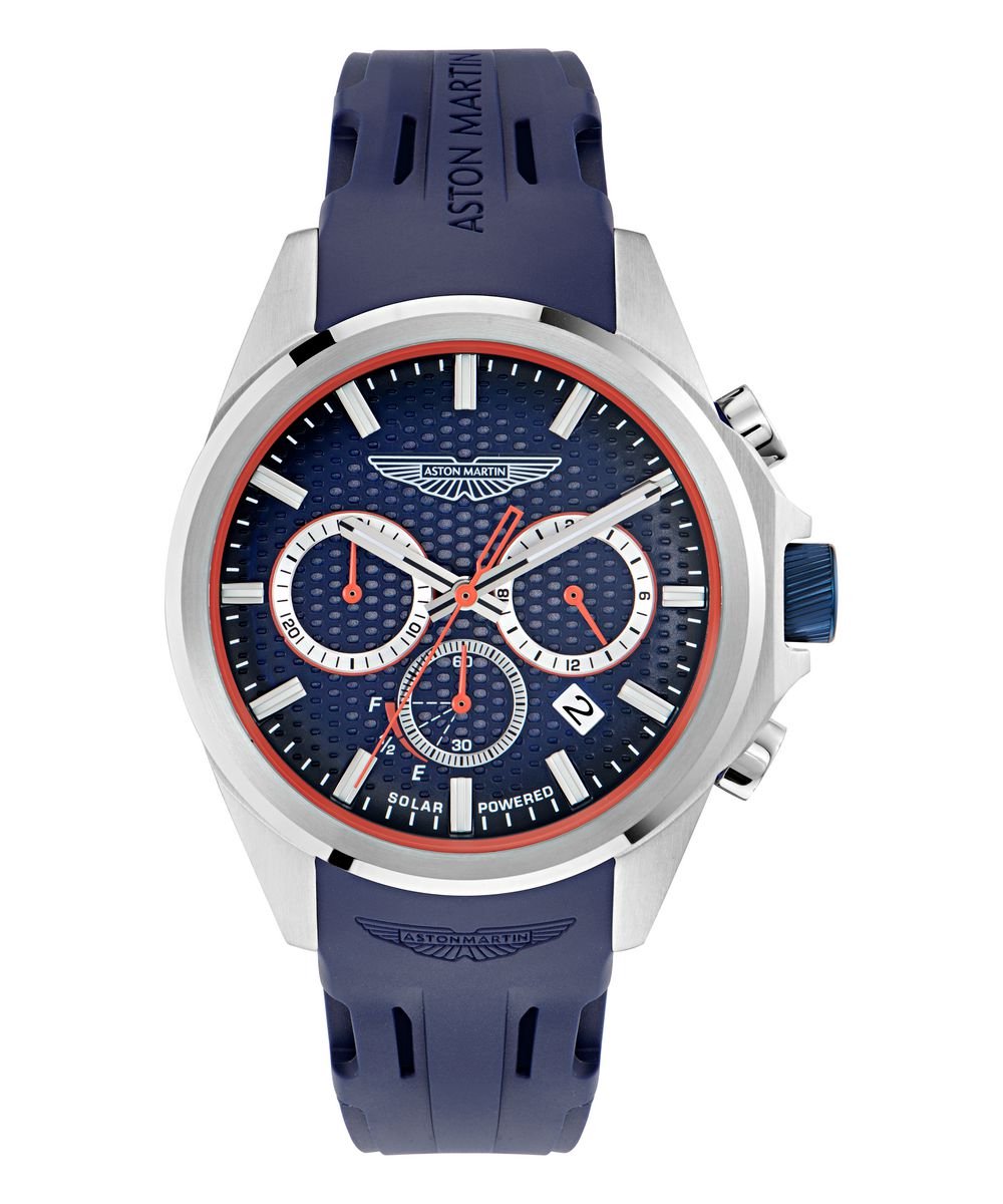 Aston Martin Thrill HLC W MTRH2S607 Horloge - Siliconen - Blauw - Ø 44 mm