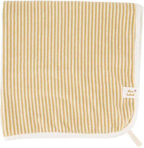 Zusss Badcape Streep Kleine Leukerd Sand - Cadeau - Baby - Geboorte - Zwangerschap van Zusss — afbeelding 3
