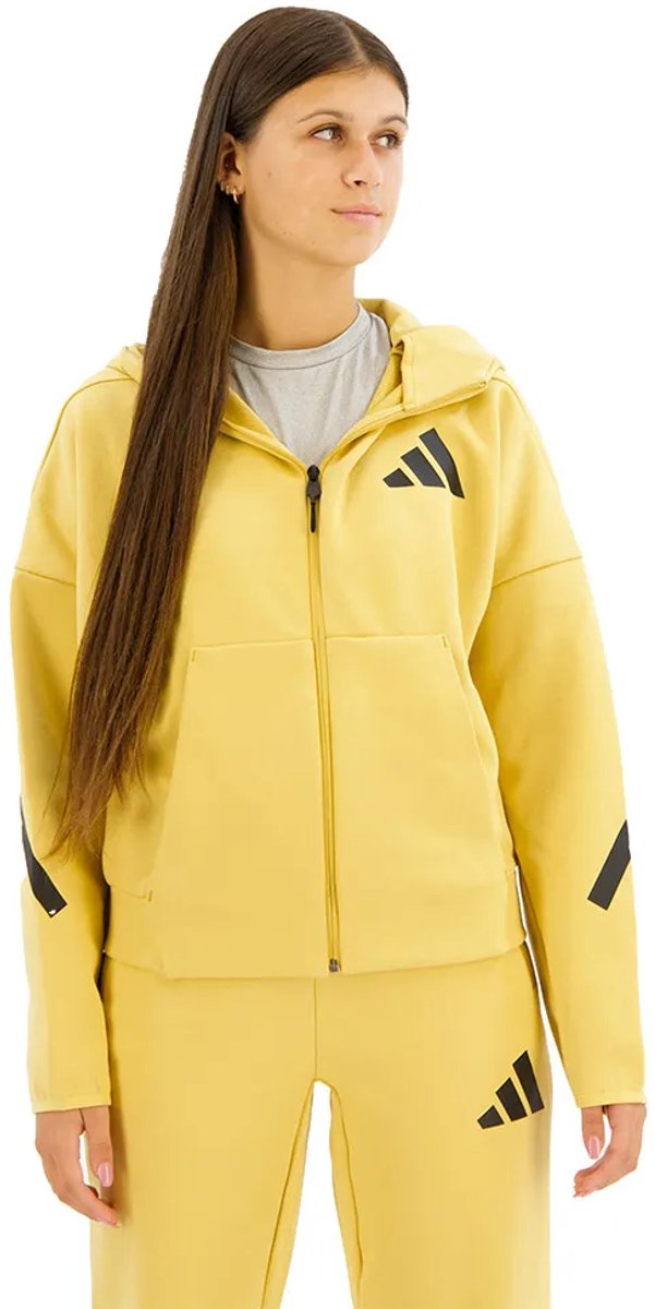 Adidas Z.n.e Sweatshirt Met Rits S Regular Vrouw Oat