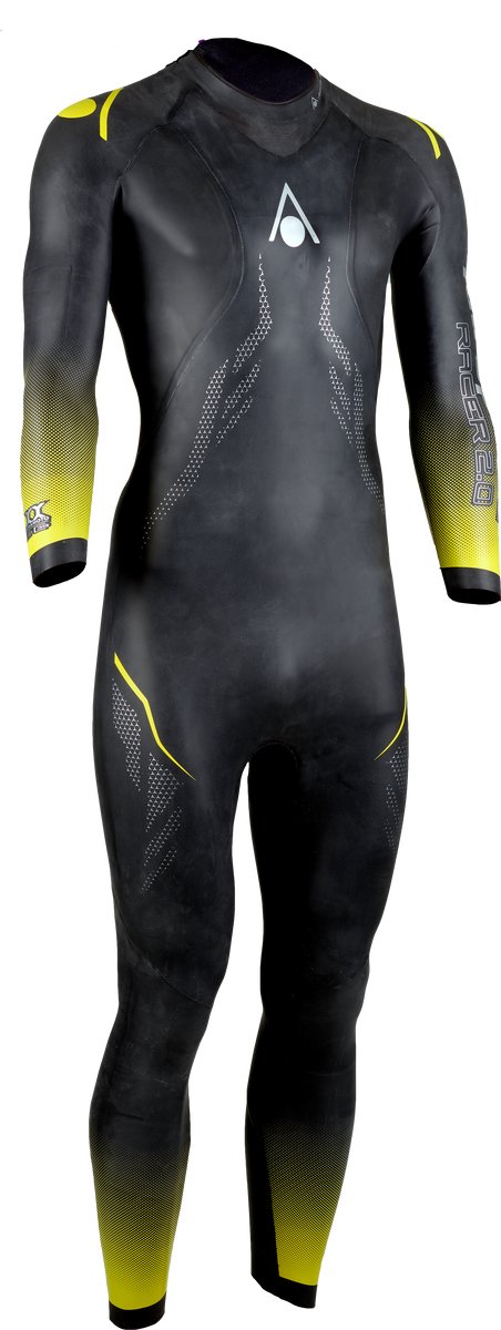 Aquasphere Racer 2.0 - Wetsuit - Heren - Zwart/Geel S