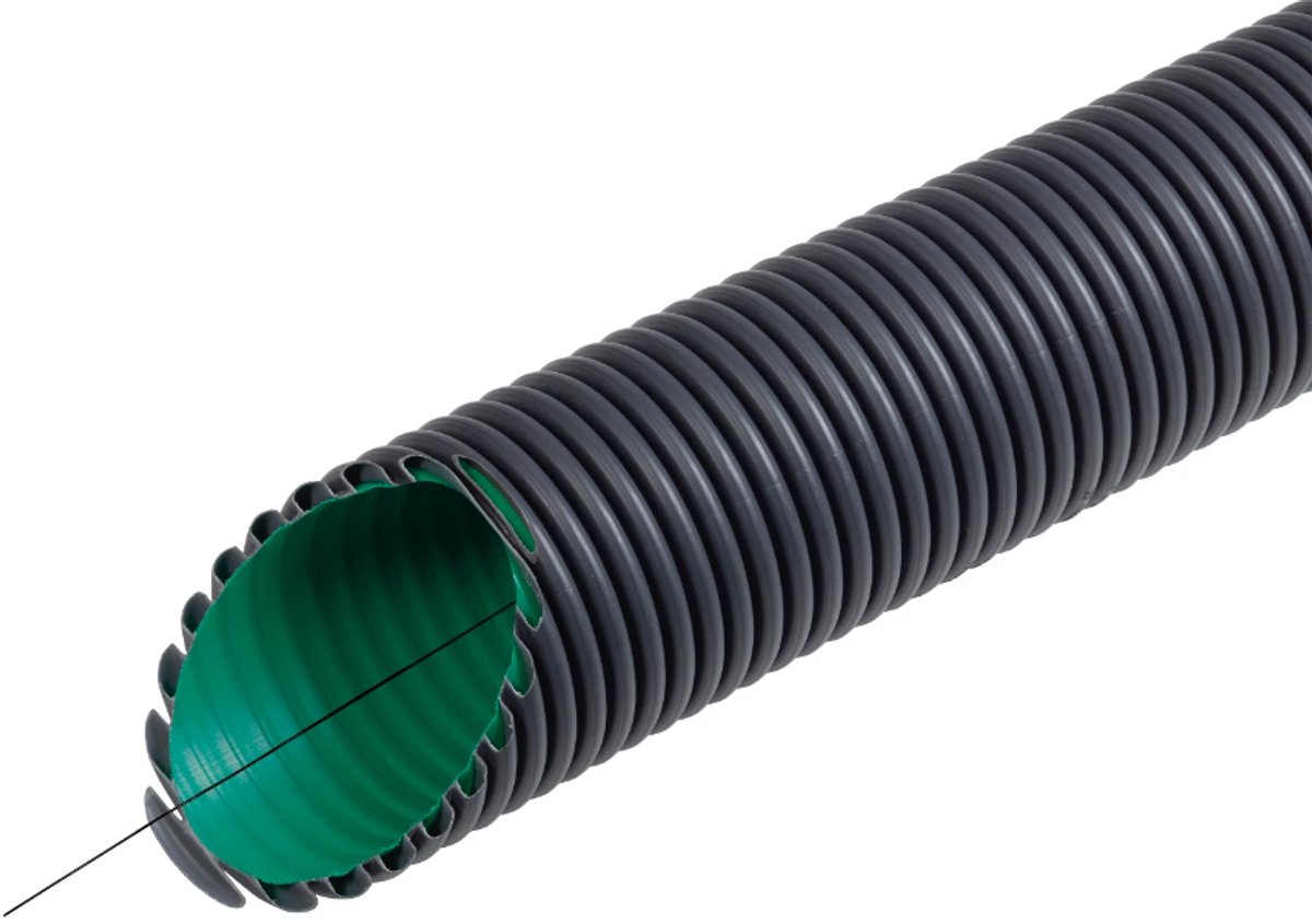 Frankische Kabuflex R plus 450 co2ntrol mantelbuis met trekdraad 75mm - zwart rol 50 meter (19210075)