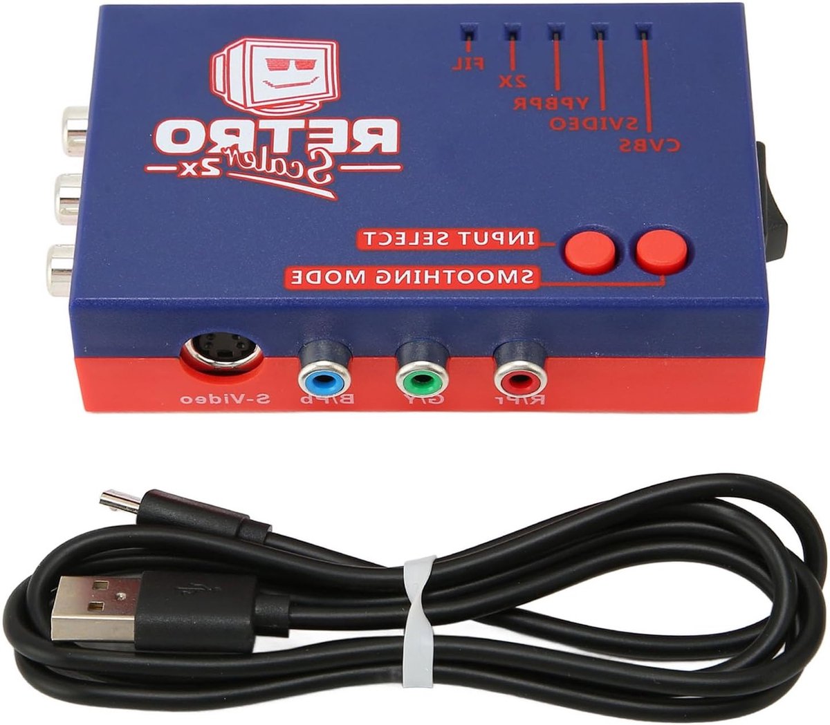 Retro Gaming AV naar HDMI Converter - 480p Adapter voor N64, SFC en MD2 met Uitstekende Geluidskwaliteit en Signaalverdubbelaar