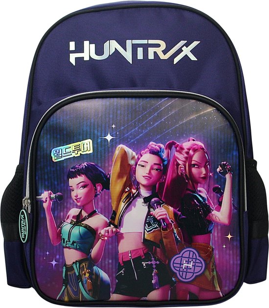 Kpop Demon Hunters Rugzak Meisjes Hoogte 38cm – Officieel Gelicenseerd - Kinder Schooltas met Laptopvak 15 Inch – Tablet Rugzak