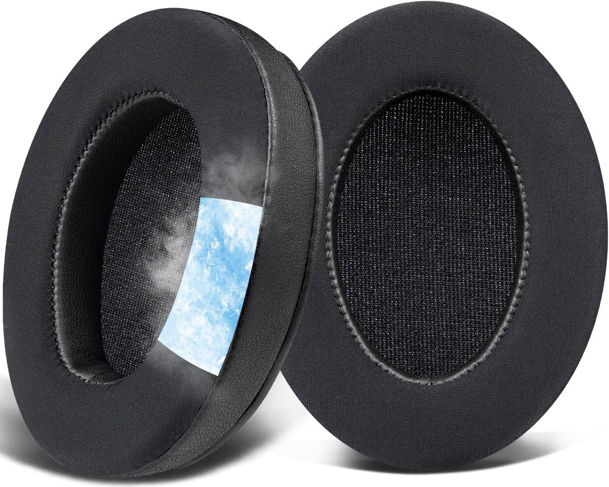 Vervangende Oorkussens voor Mpow 059/059 Lite/H5 Hoofdtelefoons, Comfortabele Earpads met Geluiddempende Schuim en Zijdeachtige Stof