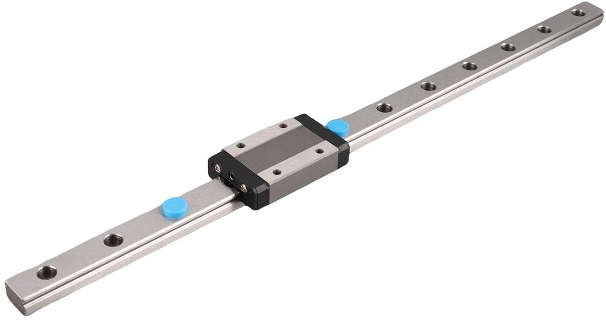 Mini Linear Rail Guide 250/300/400/500/550mm met MGN12H Carriage Block voor DIY Printers en CNC Machines - Precisie en Stabiliteit voor Jouw Projecten
