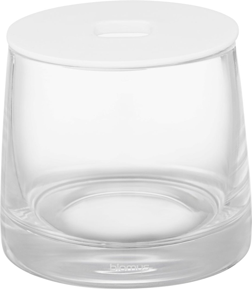 Ava Beautybox White | Wit | Glas / Plastic