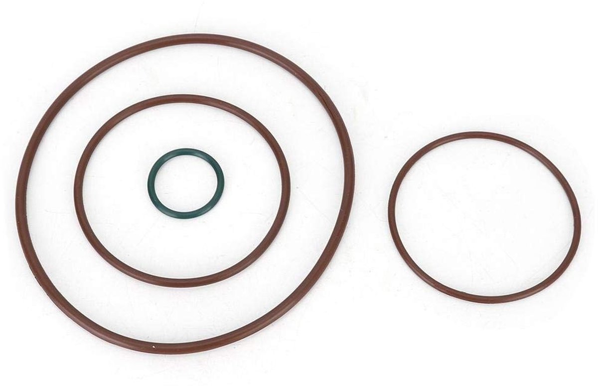 Allecto - vacuümpompset - O-ringen - vervangende afdichtingen - geschikt voor 2005-2008.5 2.0t - auto onderhoud - O-ringenset 06D145100H - ...