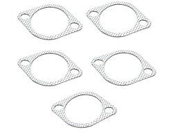 Allecto - Uitlaatpakking - 5 stuks - Keramische uitlaatpijp - 3 inch - Metalen pakking - Gaslekkage voorkomen - Geschikt voor auto